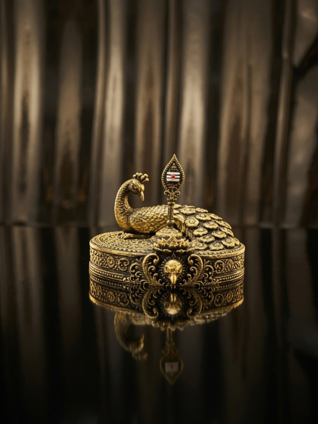 Divine Murugan Vel Incense Holder – Premium Mayil Spiritual Decor