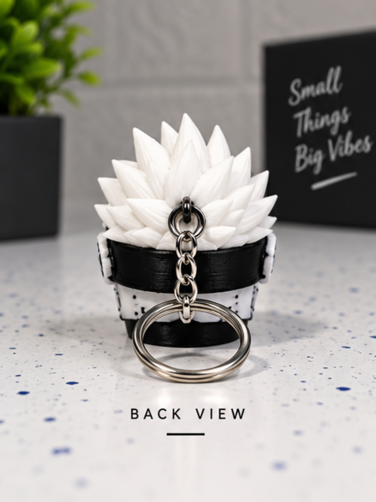 Biker Keychain | Anime Style Motorcycle Keychain for Bike & Car Keys
