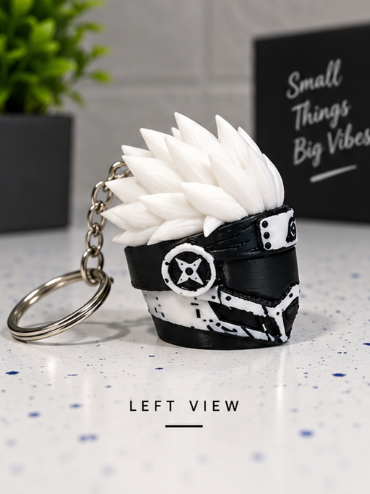 Biker Keychain | Anime Style Motorcycle Keychain for Bike & Car Keys