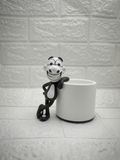 Cute Leaning Buddy Pen Stand | Funny Desk Organizer | Premium 3D Printed Pencil Holder