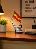 TVK Vijay Flag Desk Idol – Desk Decor for Fans | Desk Showpiece