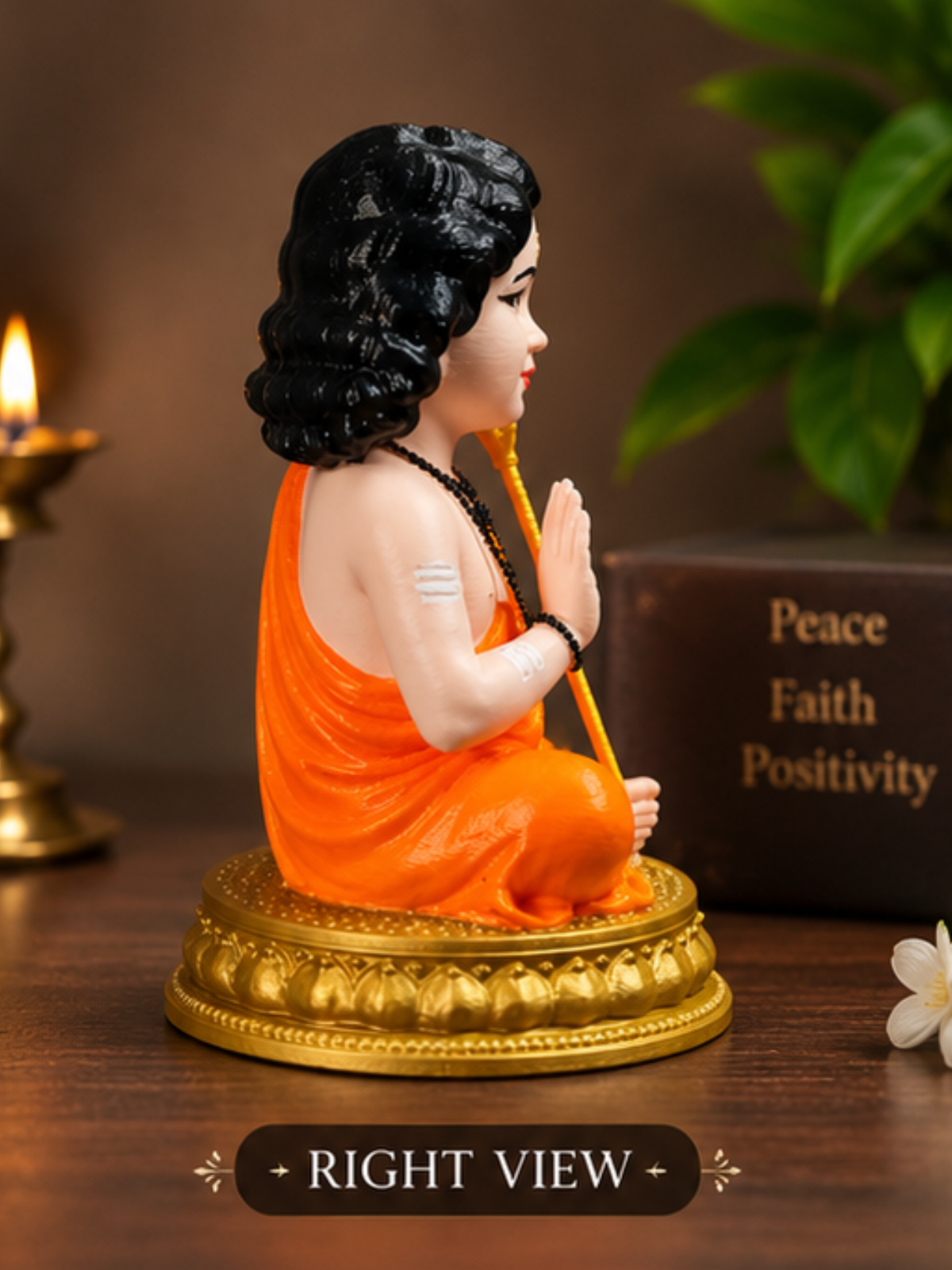 Bala Murugan Idol with Vel | Lord Murugan Statue for Pooja & Spiritual Decor