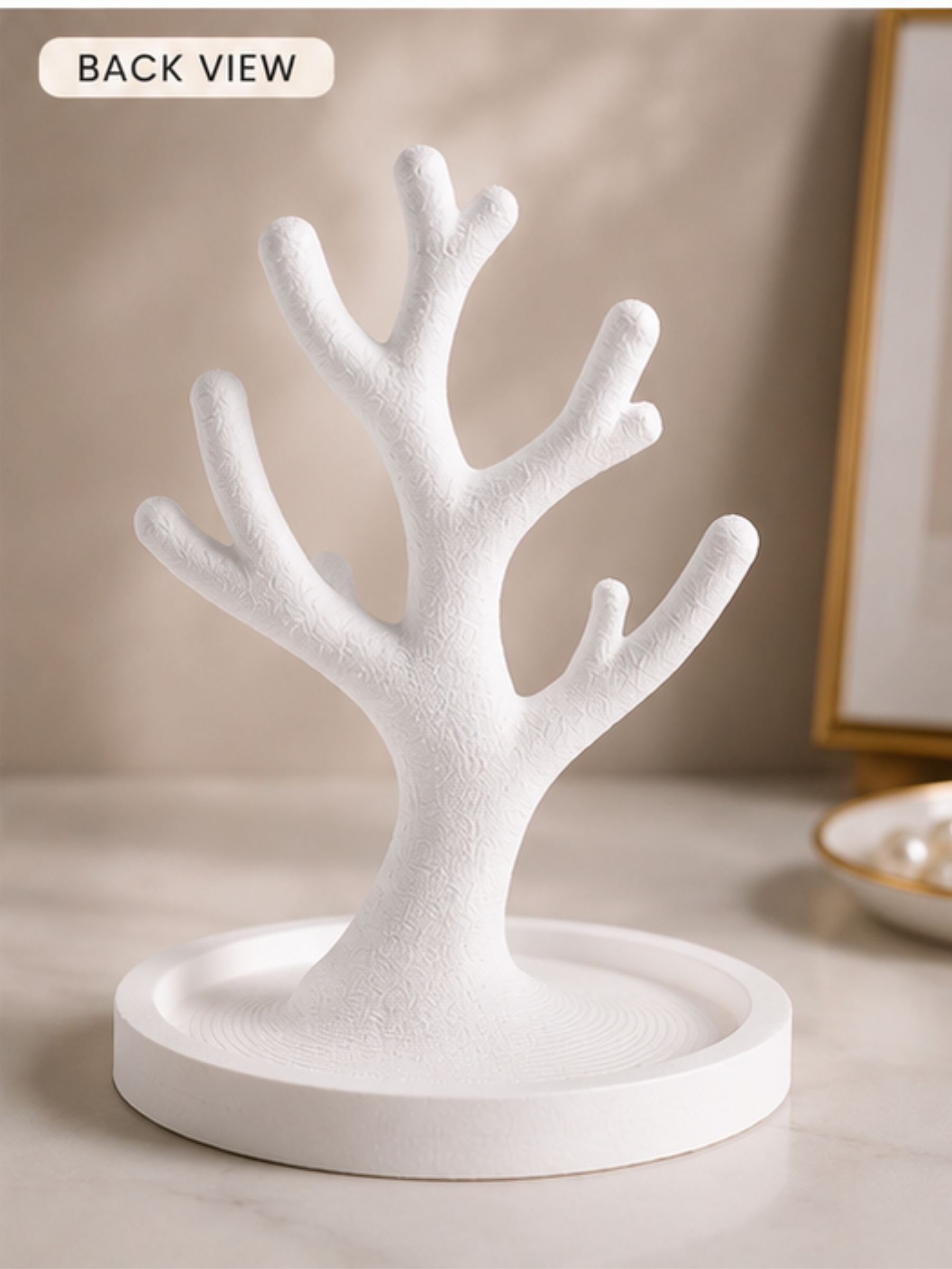 Minimalist Jewelry Tree Organizer | Necklace, Ring & Bracelet Holder Stand | Vanity Table Jewelry Display | Premium Home Decor | DesiDecors