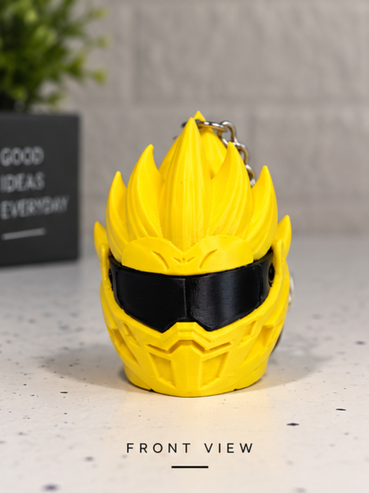 Biker Keychain | Anime Style Motorcycle Keychain for Bike & Car Keys