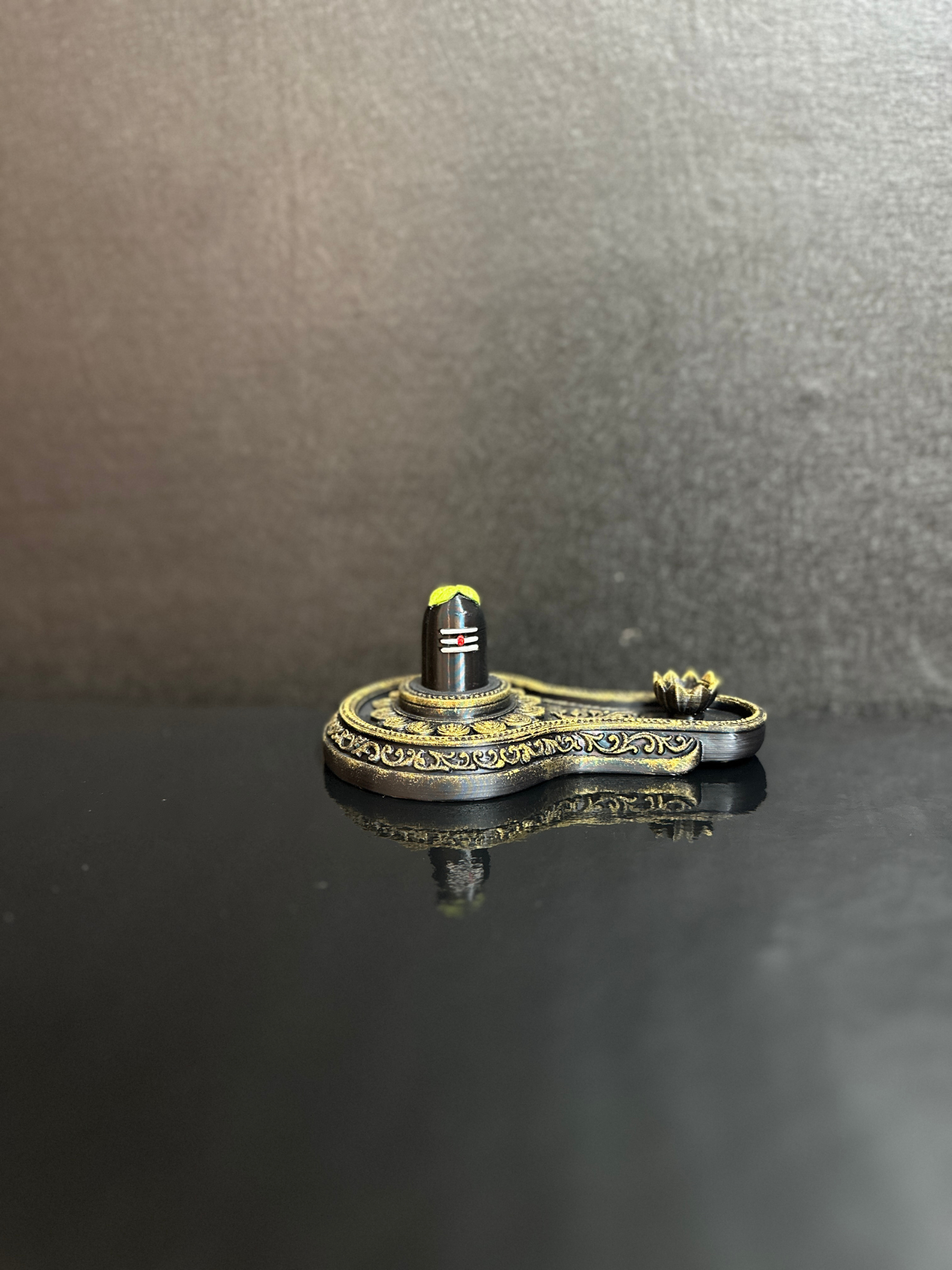 Shiva Lingam Incense Holder for Pooja Room | Spiritual Home Décor & Mahadev Gift