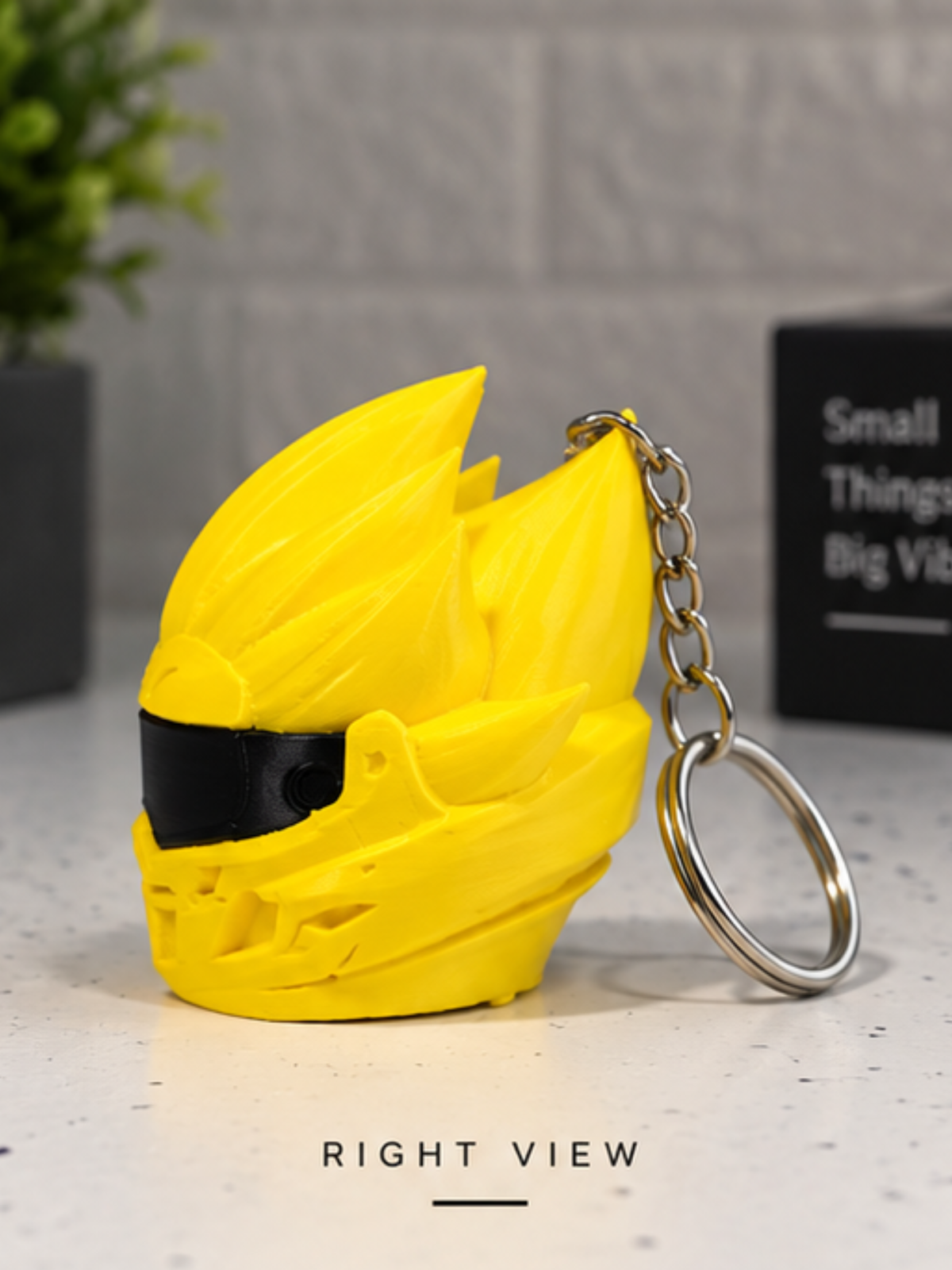 Biker Keychain | Anime Style Motorcycle Keychain for Bike & Car Keys