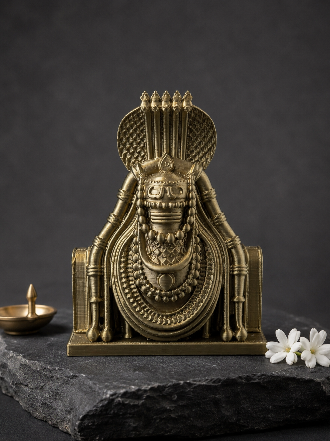 Annamalaiyar Statue | Thiruvannamalai Arunachaleswarar Idol for Home, Office & Pooja Room | Premium Spiritual Decor | DesiDecors