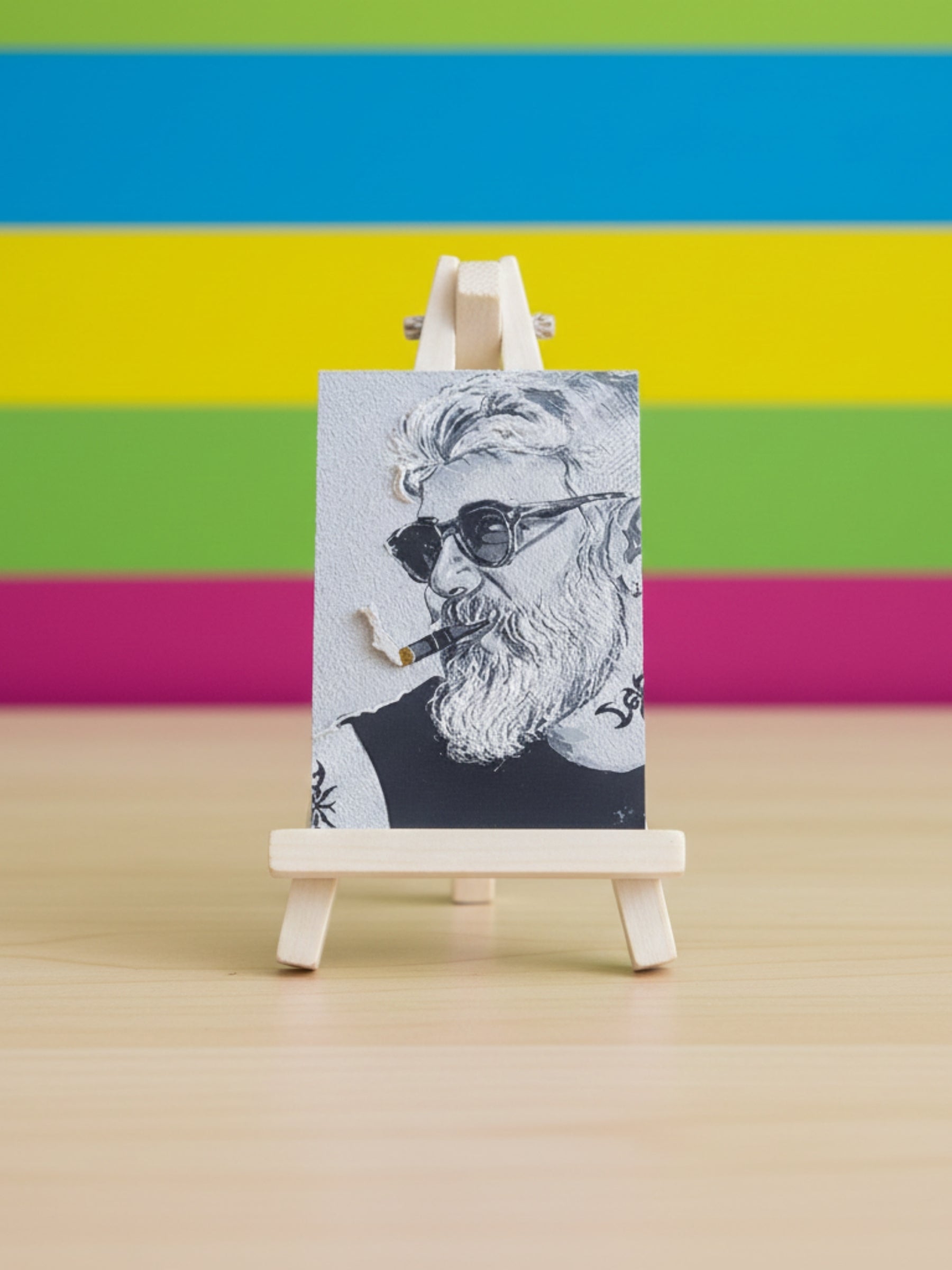 Stylish desi swag desktop frame for workspace and study table decor